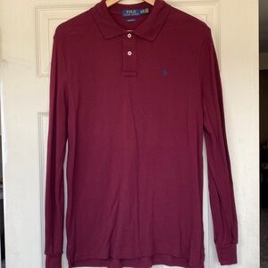 Polo Ralph Lauren Boys Long Sleeve Notched Polo Buttons | X- Large (18-20)